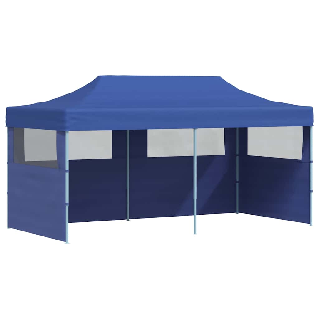 Pop-Up-Partyzelt Faltbar Blau 3×6 m