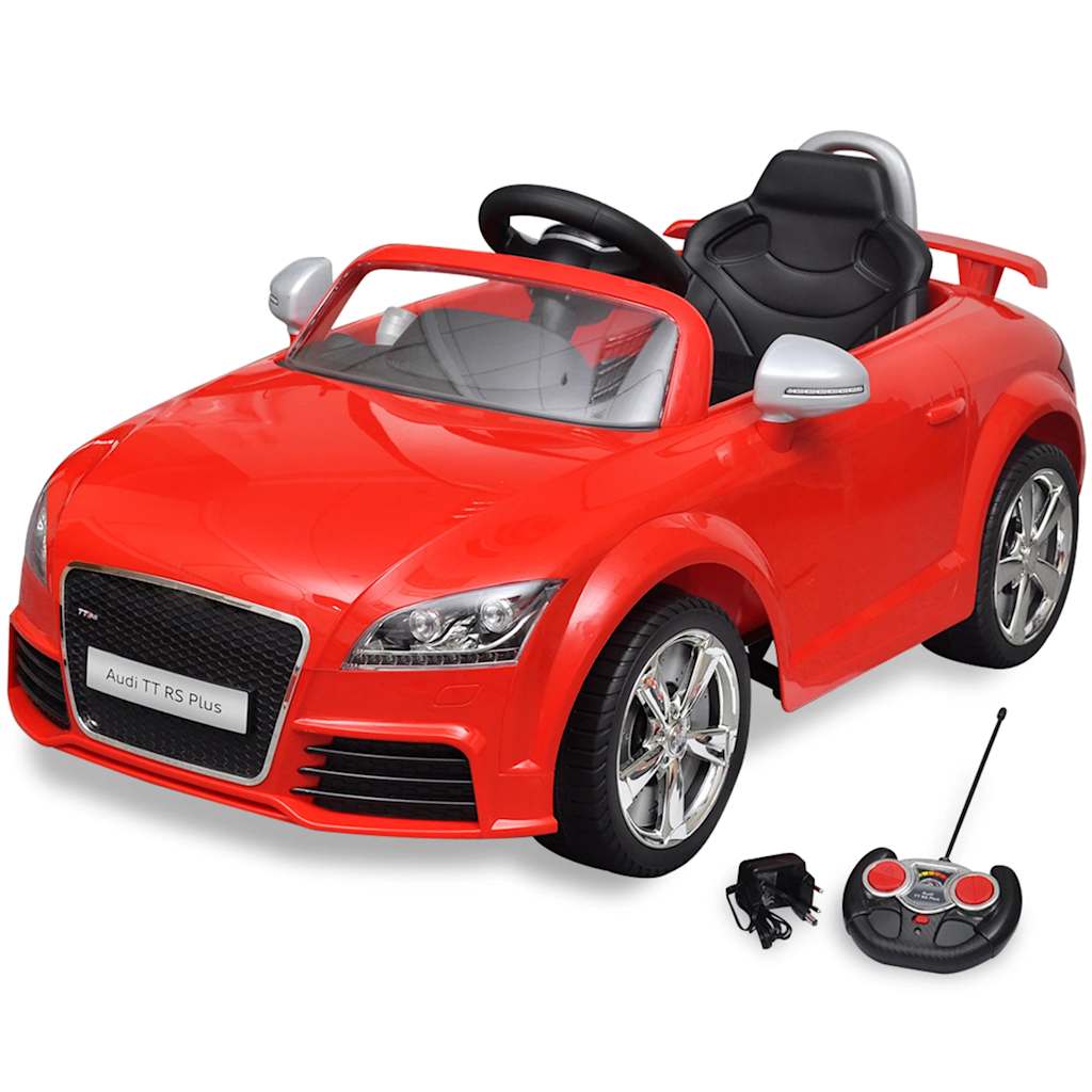 Aufsitzauto für Kinder Audi TT RS mit Fernsteuerung Rot