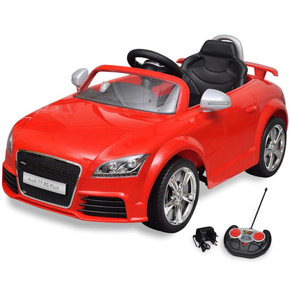 Aufsitzauto für Kinder Audi TT RS mit Fernsteuerung Rot