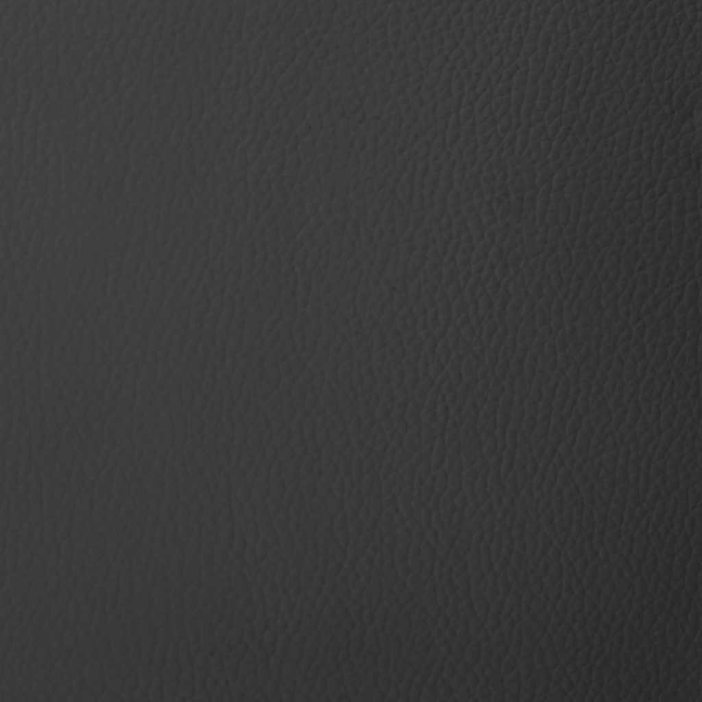 L-förmiges Sofa 3-Sitzer Kunstleder Schwarz