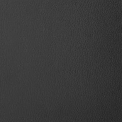 L-förmiges Sofa 3-Sitzer Kunstleder Schwarz