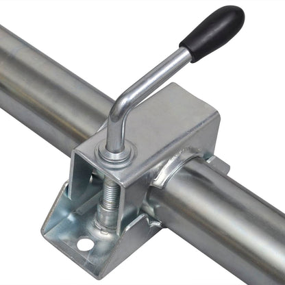 2 Abstellstützen mit 2 Klemmhaltern für 48 mm Stützrad