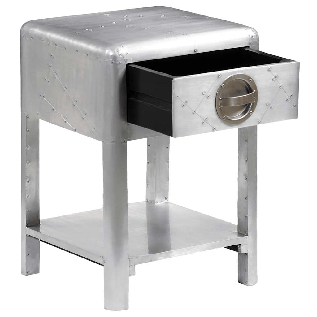 Nachttisch mit 1 Schublade Vintage Flieger Flugzeug Stil