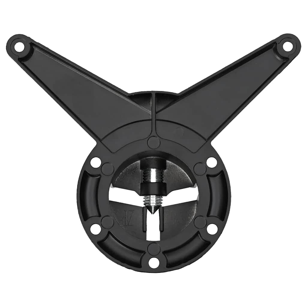 4x höhenverstellbares Tischbein Schwarz 710 mm