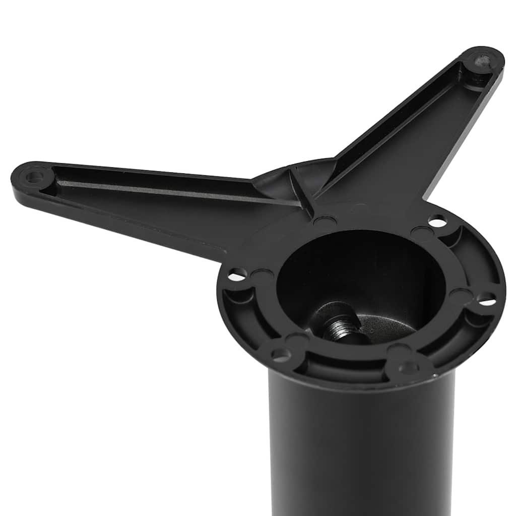 4 höhenverstellbare Tischbeine Schwarz 1100 mm