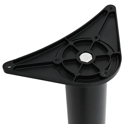 4x höhenverstellbares Tischbein Schwarz 710 mm