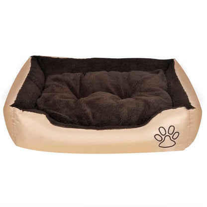 Hundebett Beige und Braun XXL