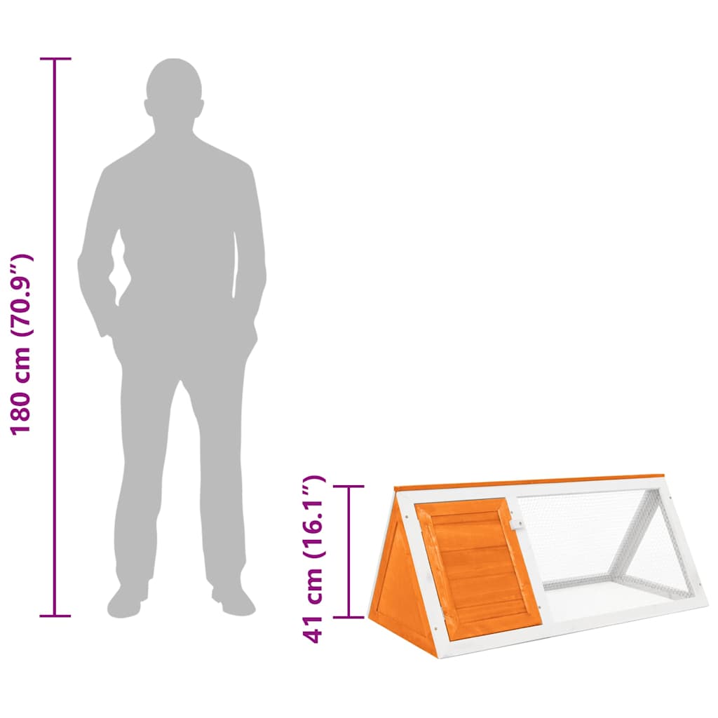 Kleintier-/Kaninchenstall Holz