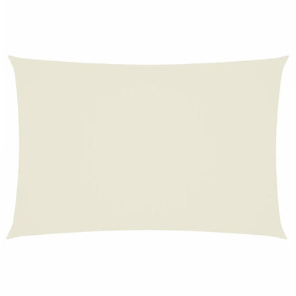 Sonnensegel Oxford-Gewebe Rechteckig 2x4 m Creme