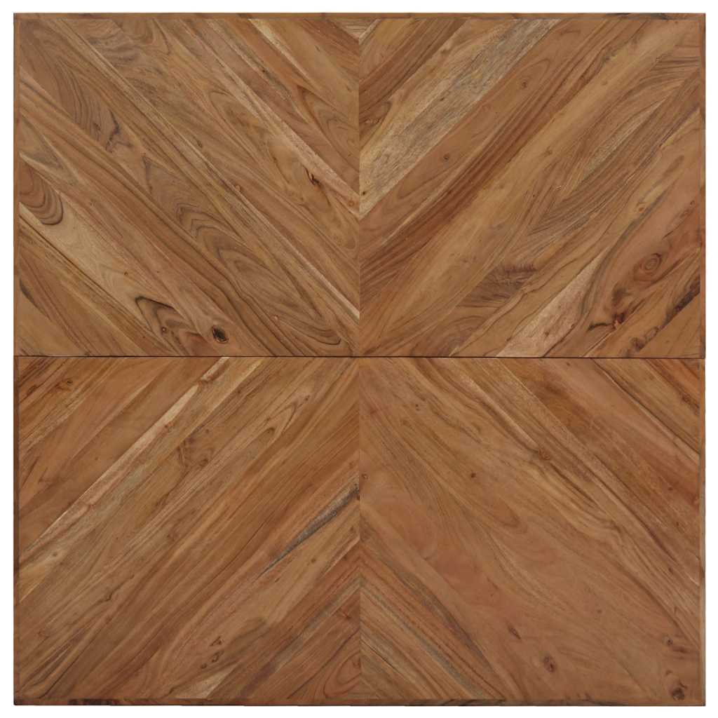 Couchtisch 110x110x36 cm Massivholz Akazie