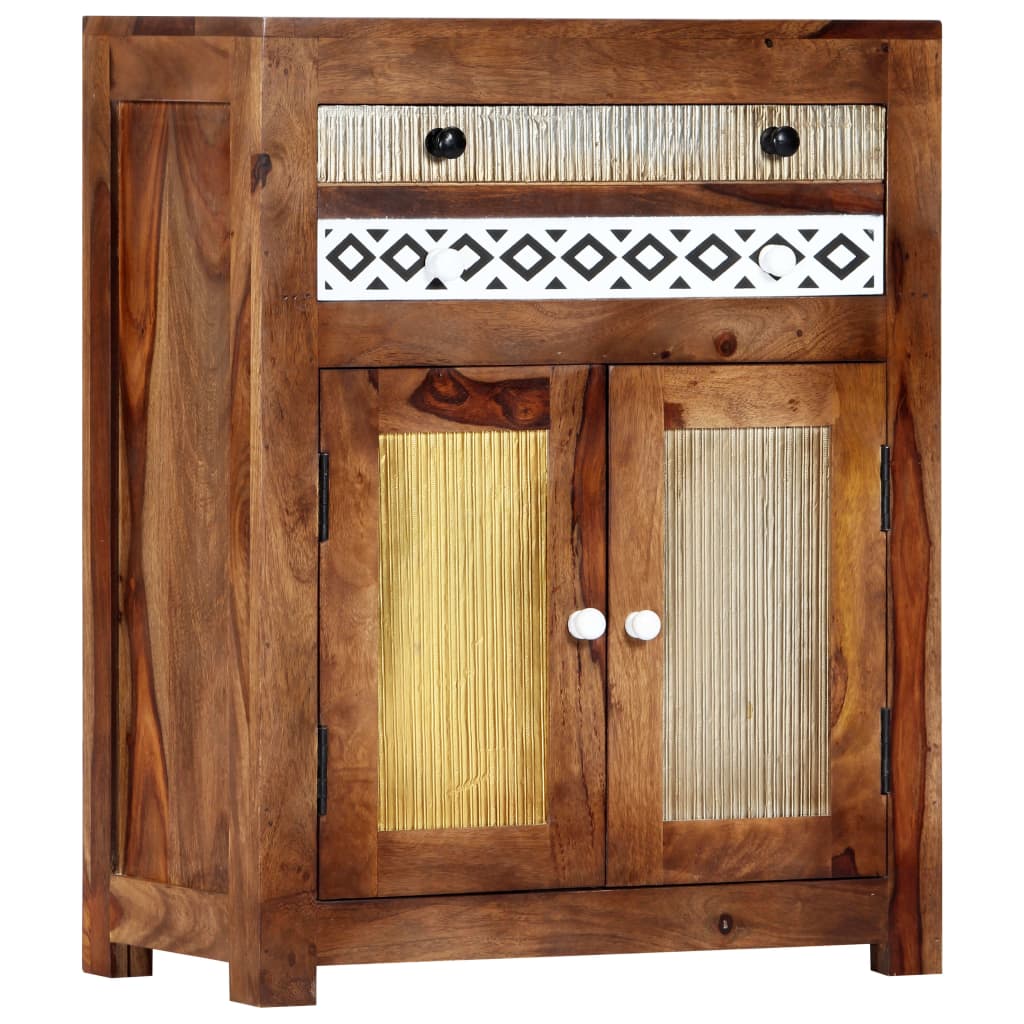 Beistellschrank 60x30x75 cm Massivholz Akazie