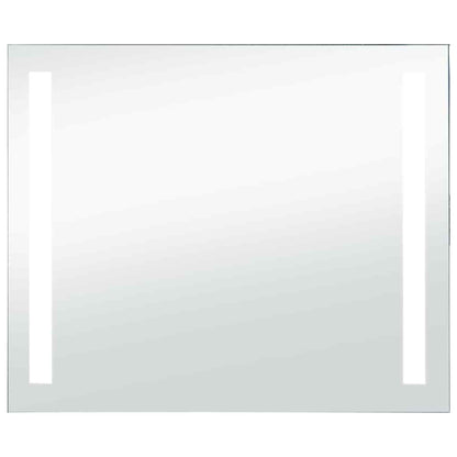 Badezimmer-Wandspiegel mit LEDs 80x60 cm