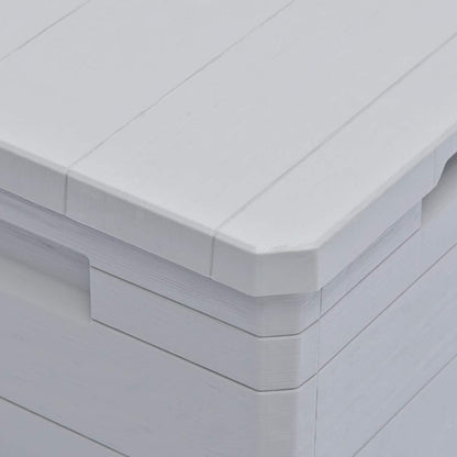 Garten-Aufbewahrungsbox 90 L Hellgrau