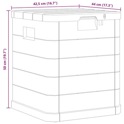 Garten-Aufbewahrungsbox 90 L Braun