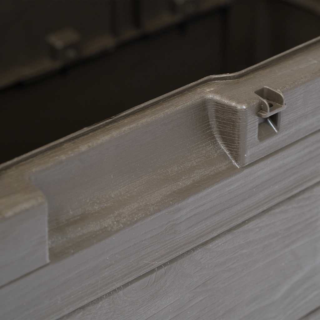 Garten-Aufbewahrungsbox 280 L Braun