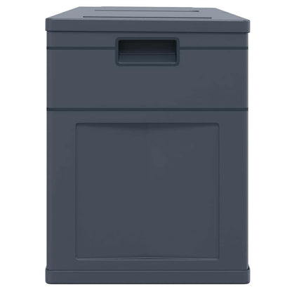 Garten-Aufbewahrungsbox 320 L Schwarz