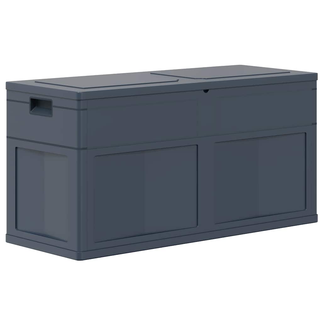 Garten-Aufbewahrungsbox 320 L Schwarz