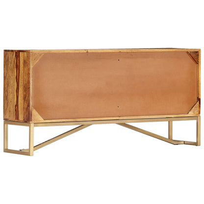Sideboard 118x30x60 cm Massivholz Akazie