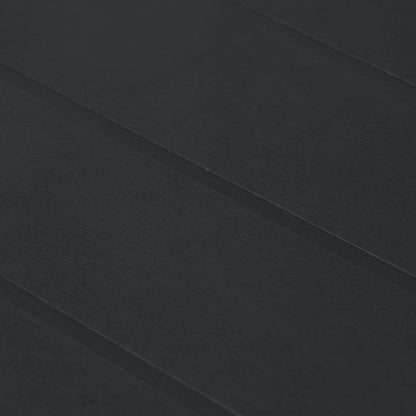 5-tlg. Garten-Essgruppe Kunststoff Anthrazit Rattan-Optik