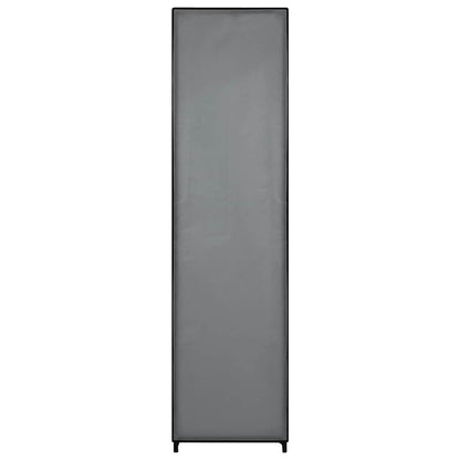 Kleiderschrank mit 4 Fächern Grau 175 x 45 x 170 cm