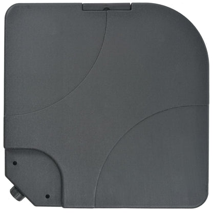 Sonnenschirm mit Tragbarem Sonnenschirmständer Terrakotta