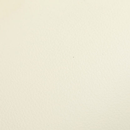 Massagesessel mit Fußhocker Creme Kunstleder