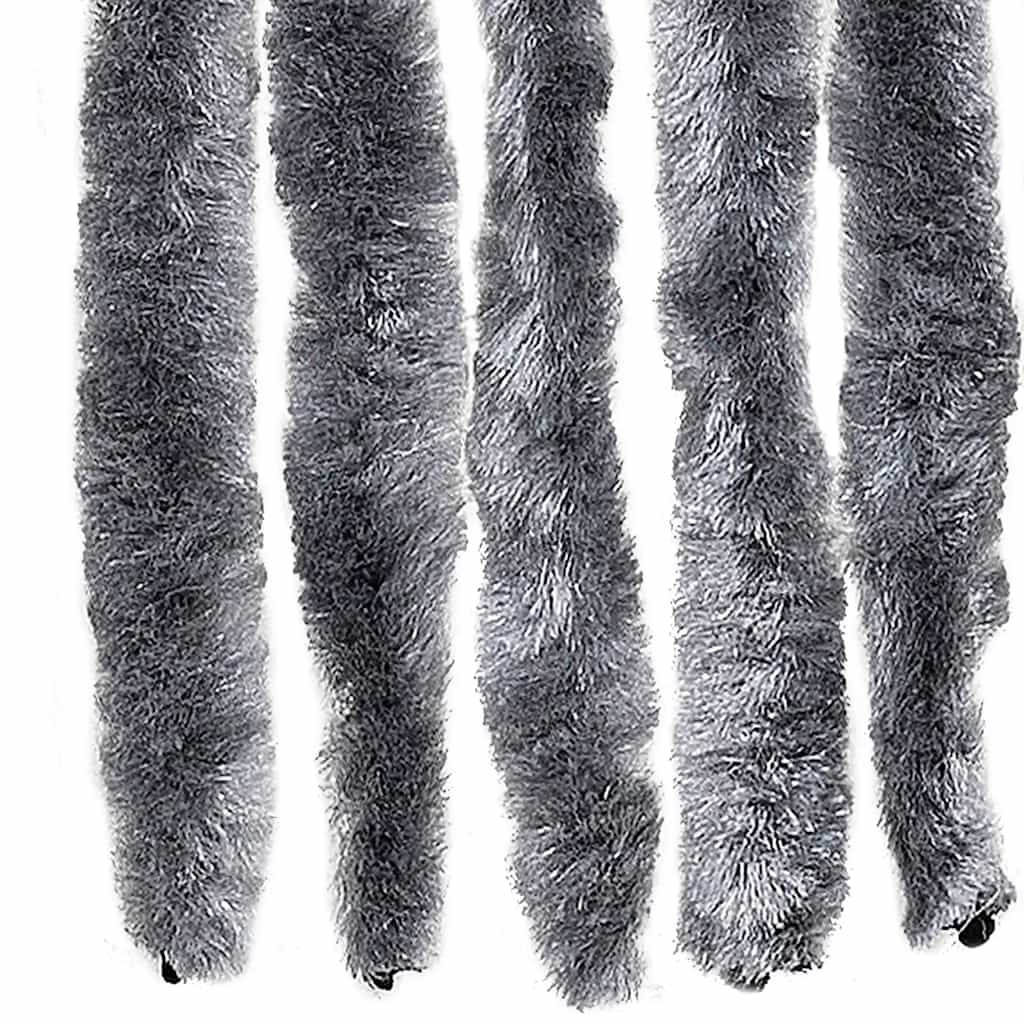 Insektenschutz-Vorhang Silbern 56x185 cm Chenille