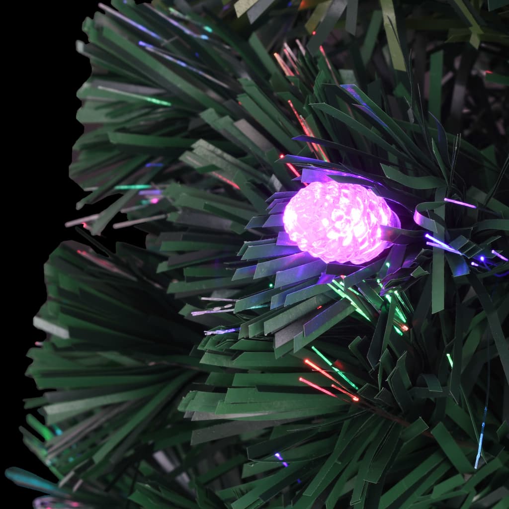 Vorbeleuchteter Weihnachtsbaum mit Ständer und LED 120 cm Glasfaser