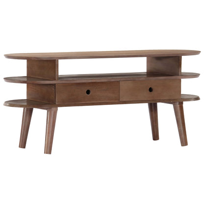 TV-Schrank 110×35×50 cm Massivholz Akazie