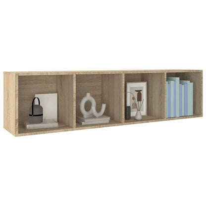 Bücherregal/TV-Schrank Sonoma-Eiche 36x30x143 cm Holzwerkstoff