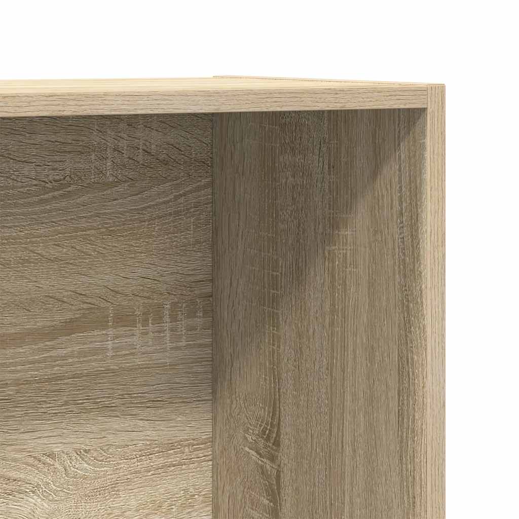 Bücherregal/Sideboard Sonoma-Eiche 66×30×130 cm Holzwerkstoff