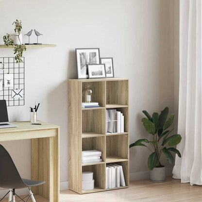 Bücherregal/Sideboard Sonoma-Eiche 66×30×130 cm Holzwerkstoff