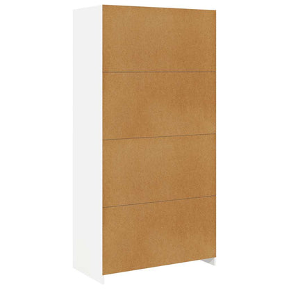 Kleiderschrank Weiß 100×50×200 cm Holzwerkstoff