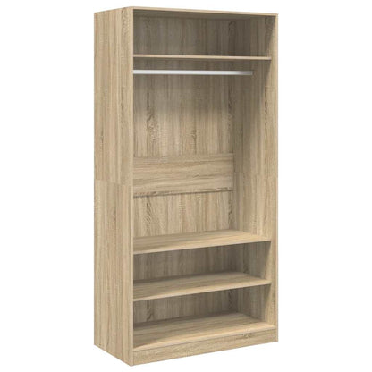 Kleiderschrank Sonoma-Eiche 100x50x200 cm Holzwerkstoff