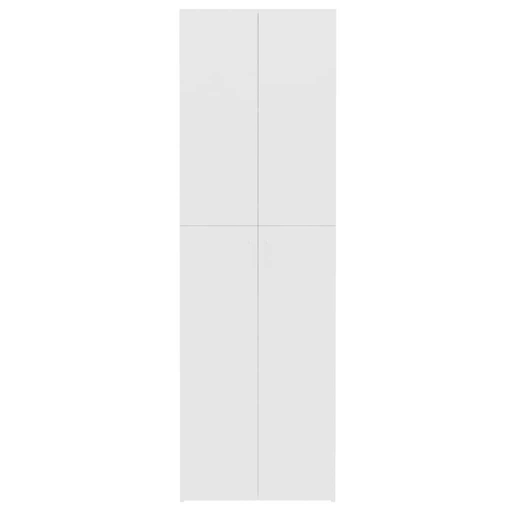 TV-Schrank Weiß 60x32x190 cm Holzwerkstoff