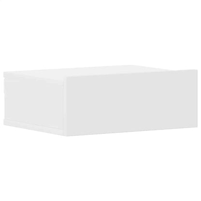 Hängender Nachttisch Weiß 40x30x15 cm Holzwerkstoff