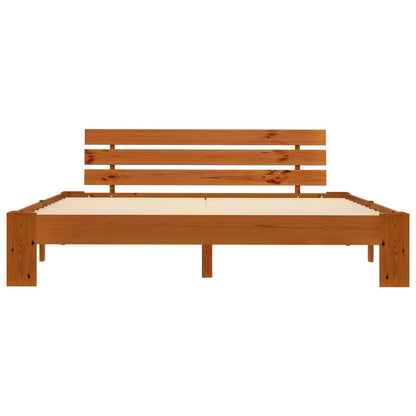 Massivholzbett Honigbraun Kiefer 180x200 cm