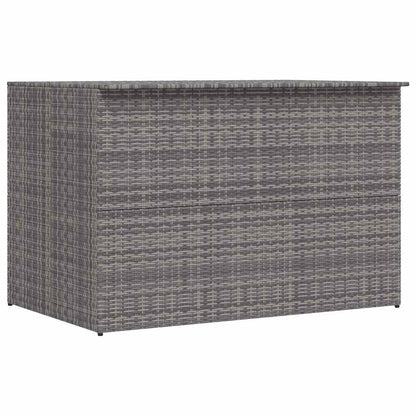 Garden-Auflagenbox Grau 150x100x100 cm Poly Rattan