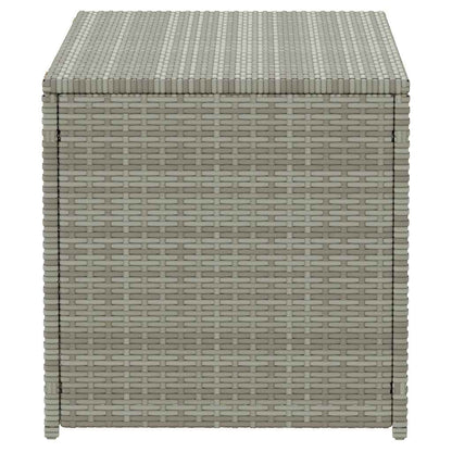 Gartenbox Poly Rattan 100x50x50 cm Grau