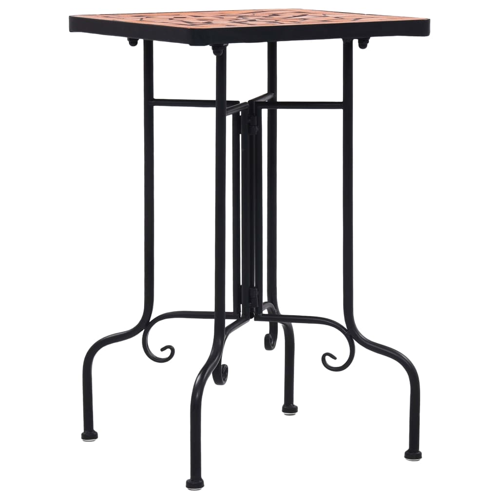 Mosaiktisch Keramik Terracotta