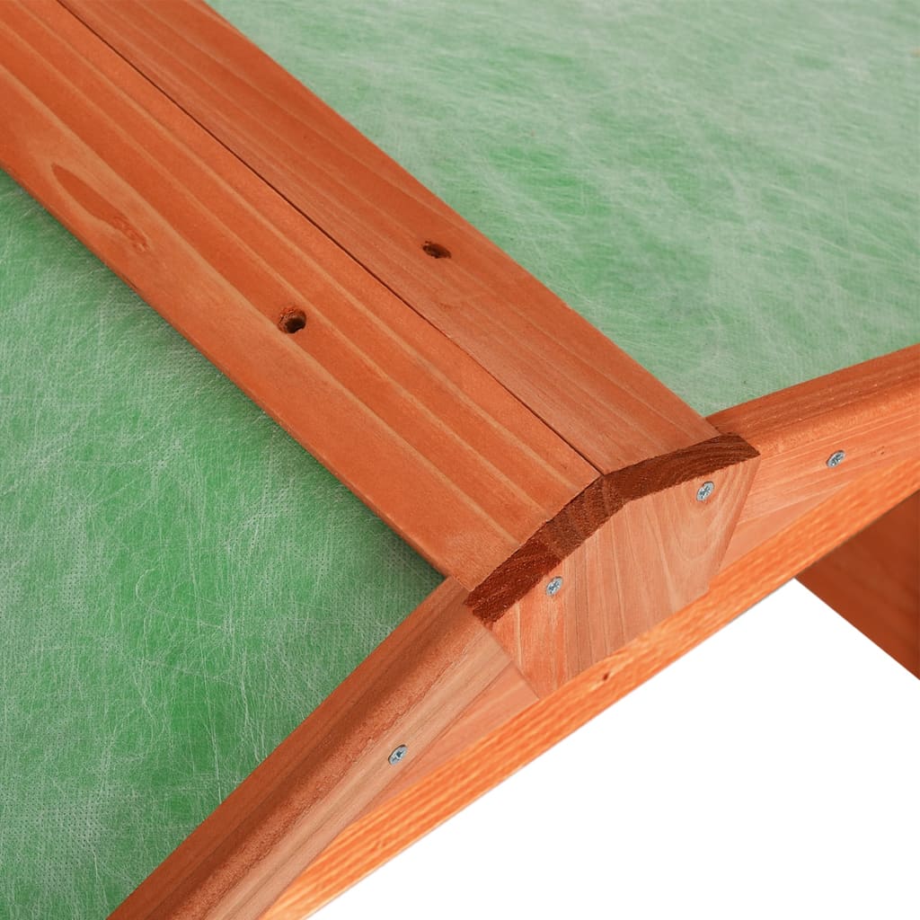 Roboter-Rasenmäher Garage 72x87x50 cm Massivholz Tanne