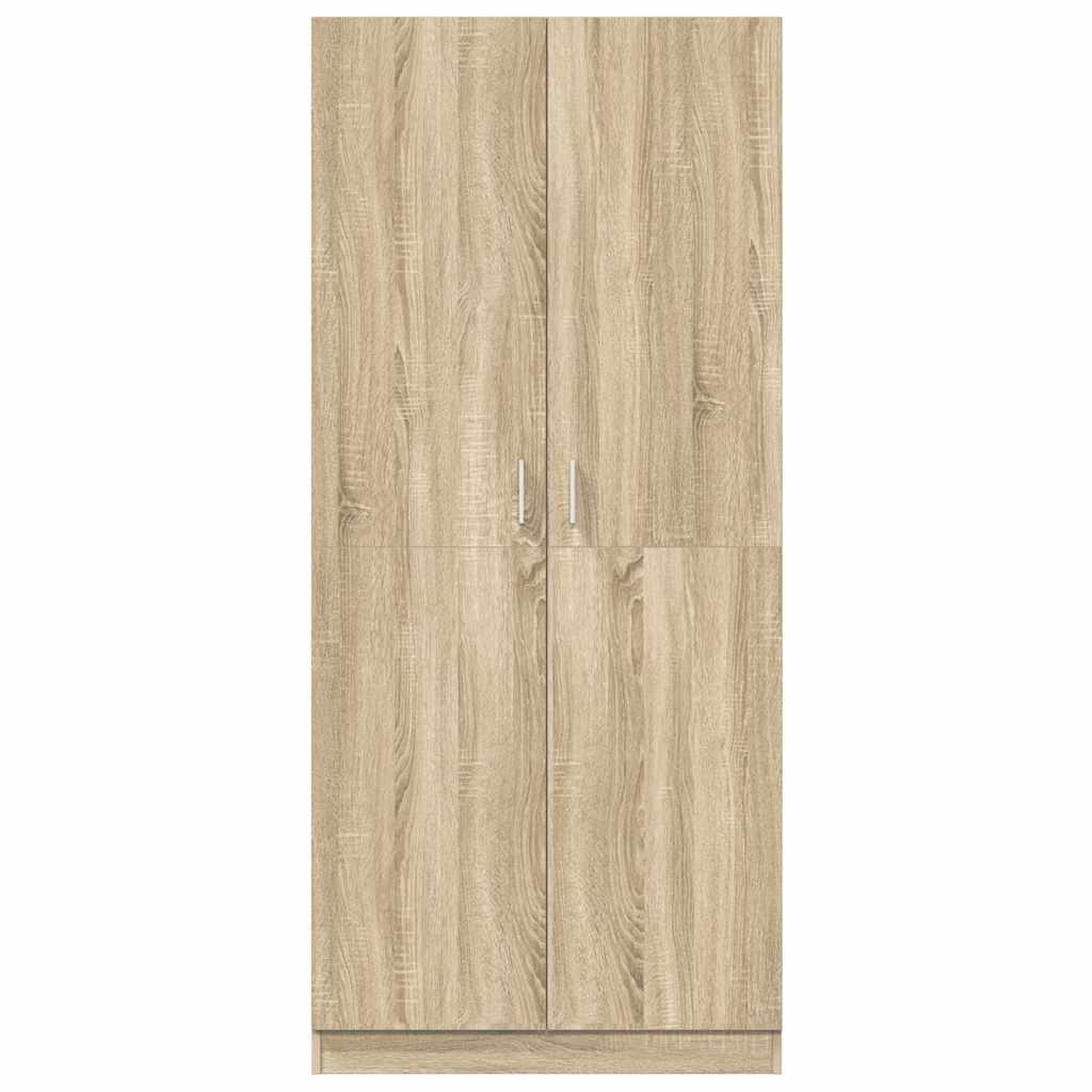 Kleiderschrank Sonoma-Eiche 80x52x180 cm Holzwerkstoff
