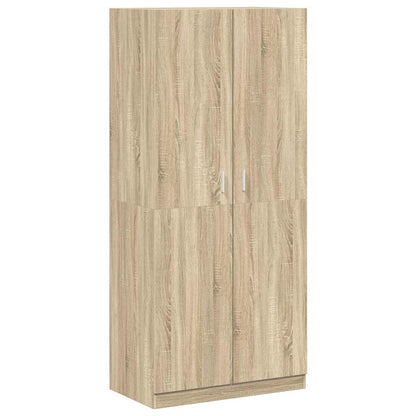 Kleiderschrank Sonoma-Eiche 90x52x200 cm Holzwerkstoff