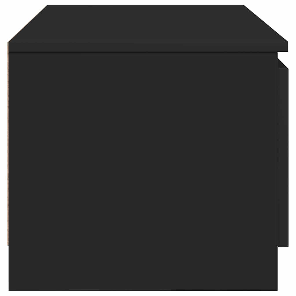 TV-Schrank Schwarz 140x40x35,5 cm Holzwerkstoff