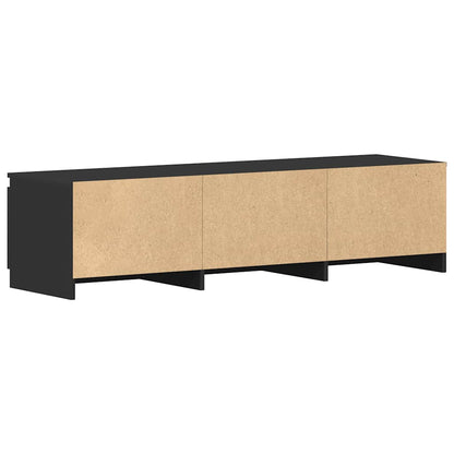 TV-Schrank Schwarz 140x40x35,5 cm Holzwerkstoff