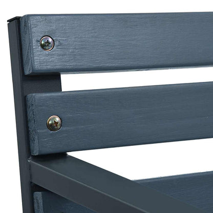 Gartenstühle 2 Stk. Grau Holz