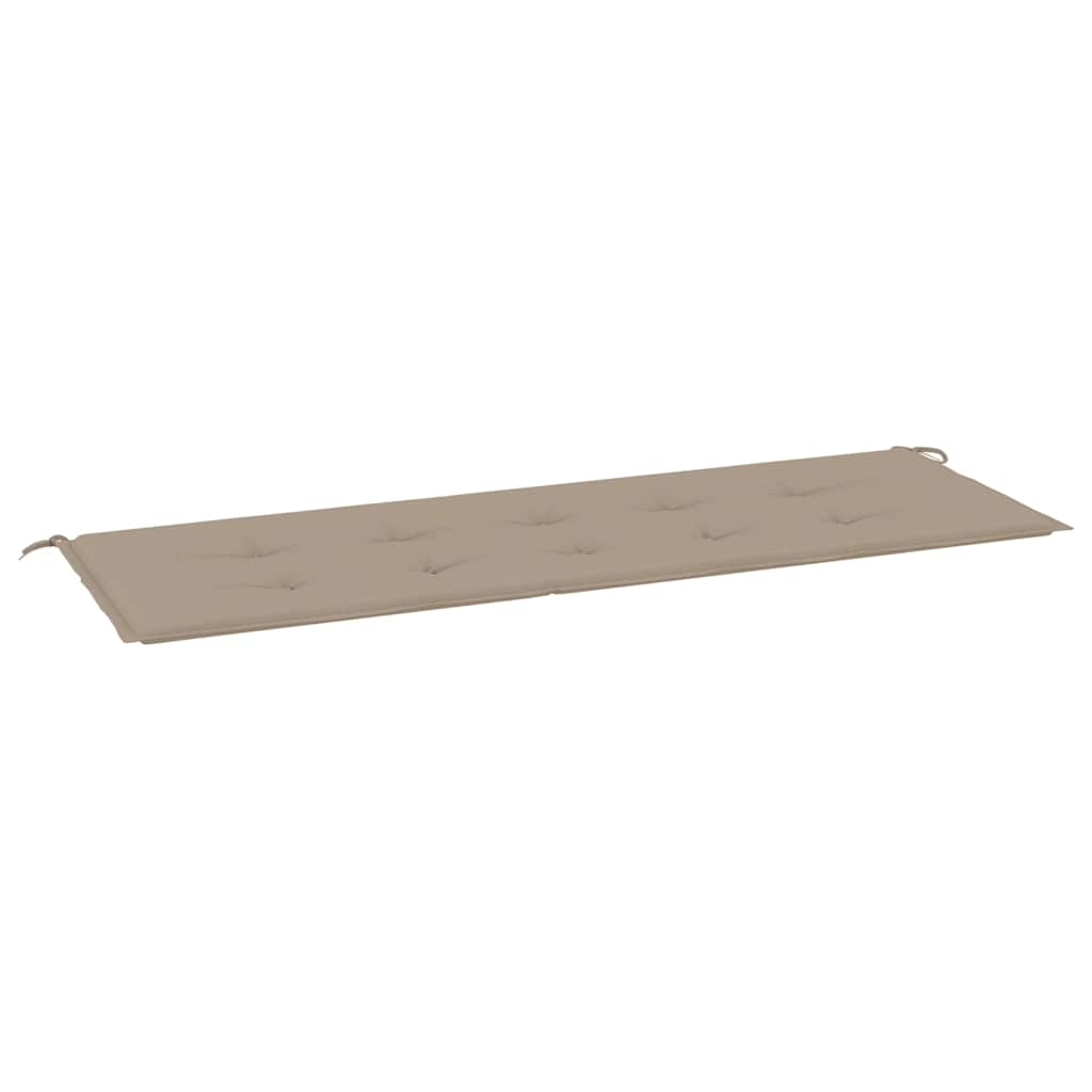 Gartenbank-Auflage Taupe 150x50x4 cm Oxford-Gewebe