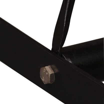 7-tlg. Bar-Set Akazie Massivholz und Echtleder