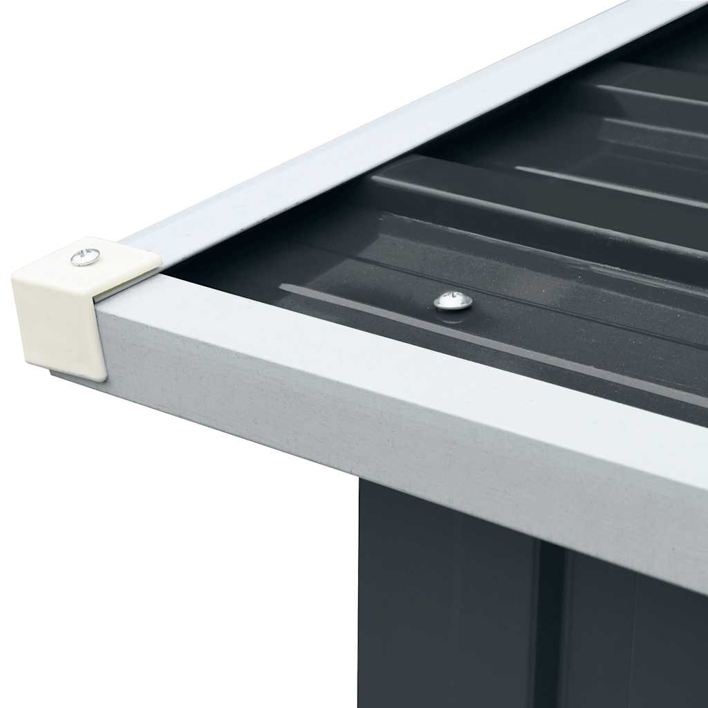 Brennholzlager Verzinkter Stahl 172x91x154 cm Anthrazit