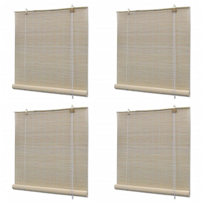 Bambusrollos Natur 4 Stk. 120x160 cm